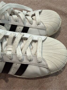 Adidas Originals Superstar White Black Gold Shell Toe Men’s 9 / Women's 10